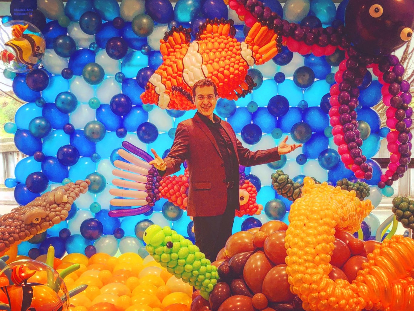 Spectacle pour enfant et projet éducatif en école sur le thème de la Magie et sculpture de ballons à Jouy-en-Josas 78350 Spectacle de Magie pour les écoles élémentaires des Yvelines 78 avec le magicien 78 en sculpteur de ballons à Jouy en Josas 78350