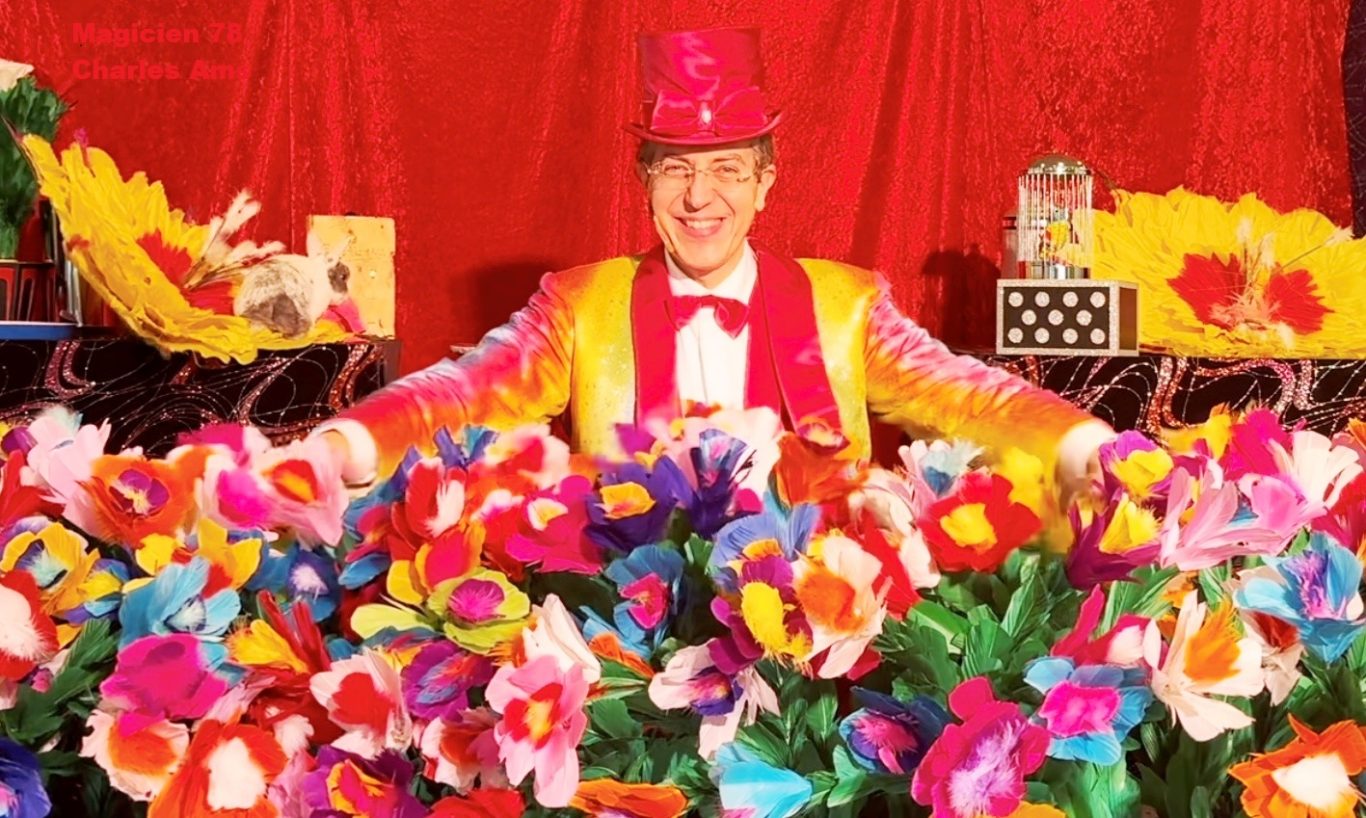 Milliers de fleurs colorées du spectacle en école et centre de loisirs du magicien 78 à Maisons Laffitte 78600 Magicien 78 les Yvelines Spectacle Magie Enfant pour école 78600 Maisons Laffitte Le Vésinet Versailles Rambouillet Jouy-en-Josas