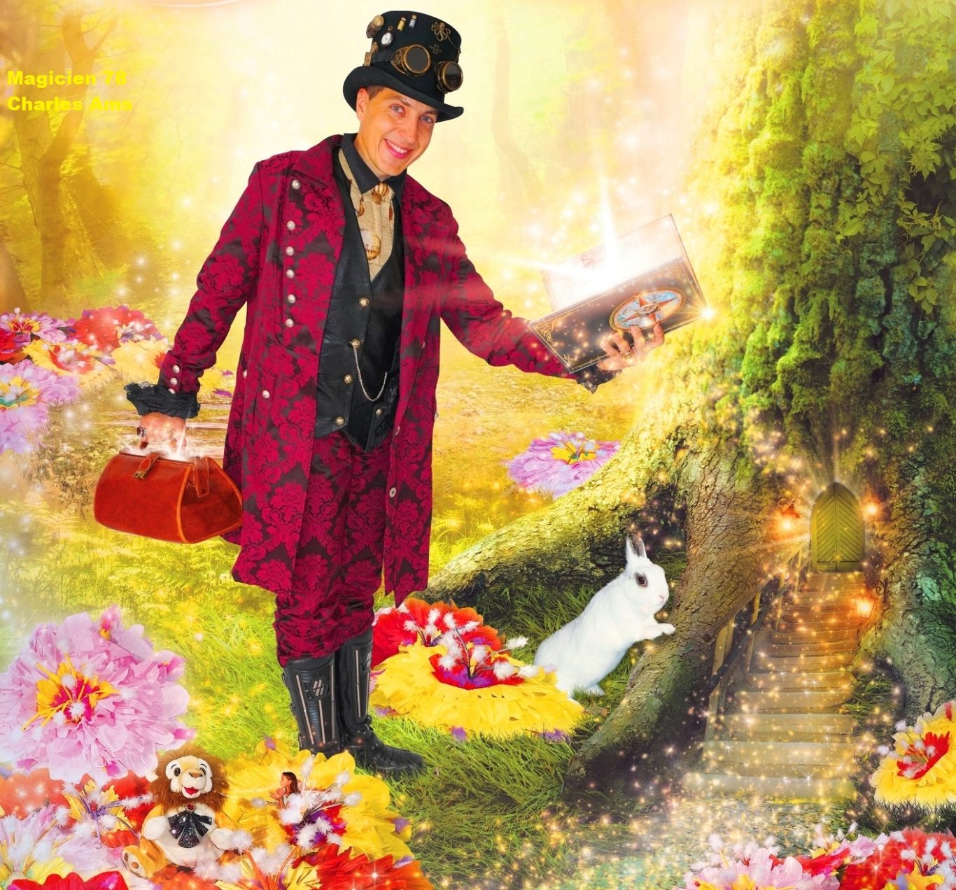 détail de l'affiche du superbe spectacle du magicien 78 pour centre de loisirs à Plaisir 78490 Magicien 78 les Yvelines Spectacle Magie Enfant école primaire 78490 Plaisir Mantes-la-Jolie Feucherolles Le Vésinet Versailles