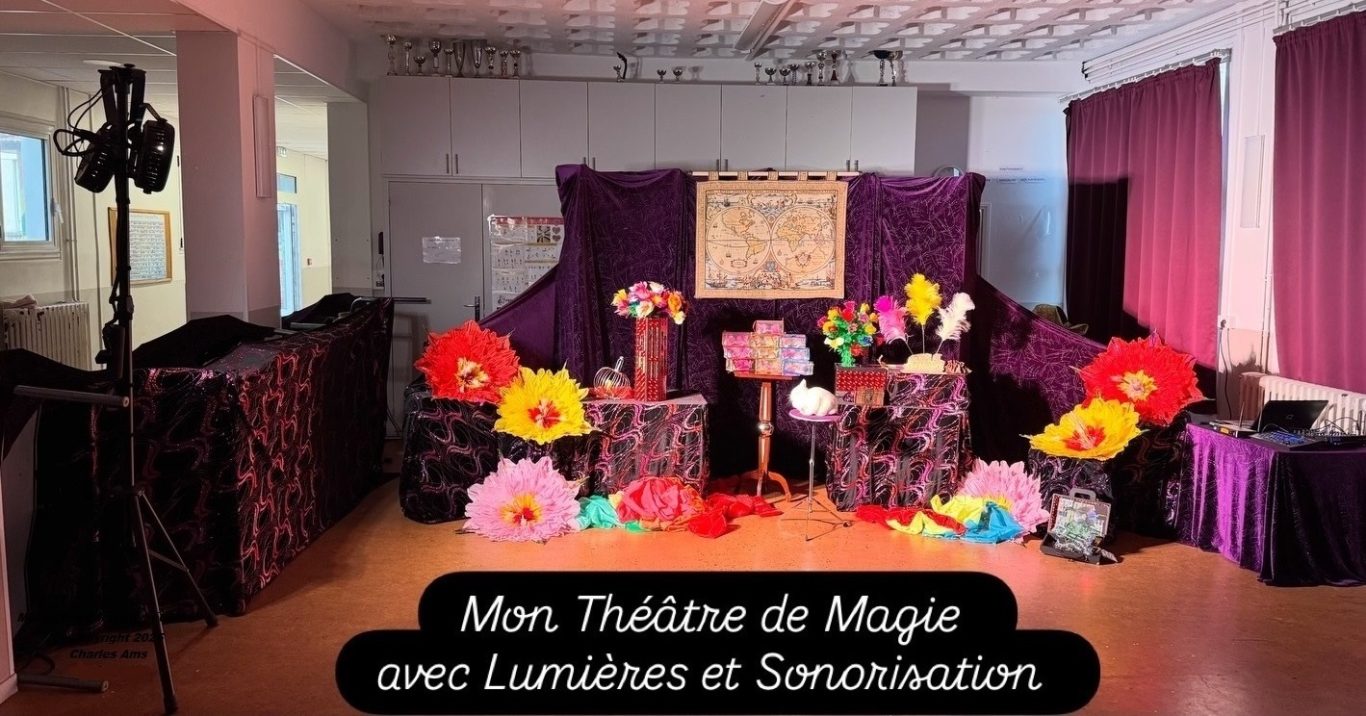 Le Théâtre de Magie du Charles Ams qui transforme votre salle école primaire maternelle magnifique spectacle scolaire 92 à 92120 Montrouge Magnifique spectacle scolaire 92 à 92120 Montrouge dans les Hauts-de-Seine idéal pour maternelle école primaire ALSH centre de loisirs